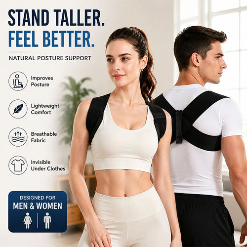 Posture Support Strap – Lightweight Back & Shoulder Corrector for Men & Women