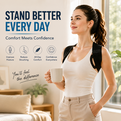 Posture Support Strap – Lightweight Back & Shoulder Corrector for Men & Women