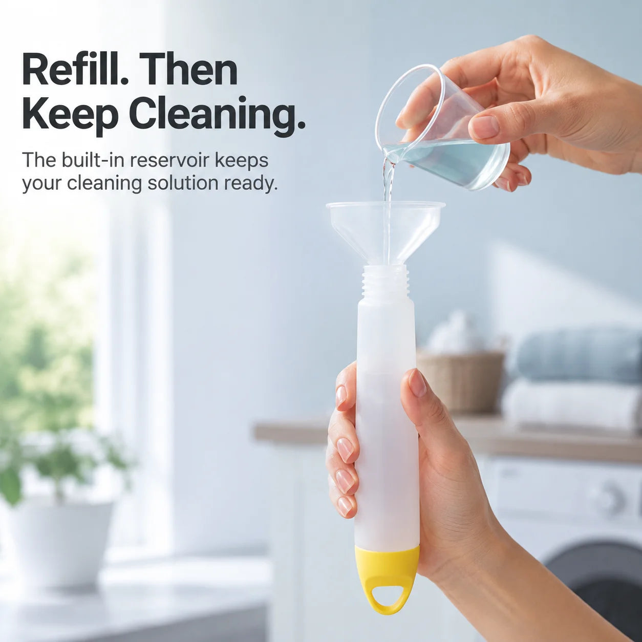 💧3-in-1 Spray Window Cleaning Squeegee