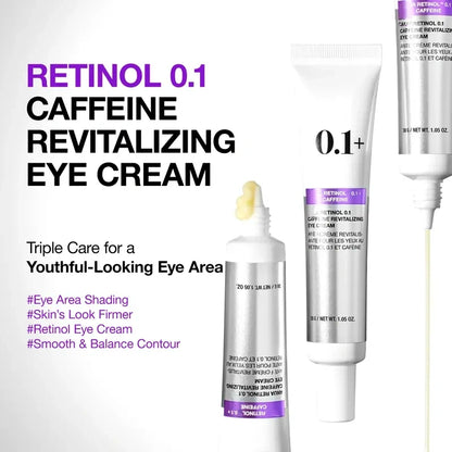 Inklull Retinol 0.1 Caffeine Revitalizing Eye Cream 30g | retinol, eyecream, korean skincare, moisturizer, anti-wrinkle, anti-aging, age-defying, rejuvenate, radiance