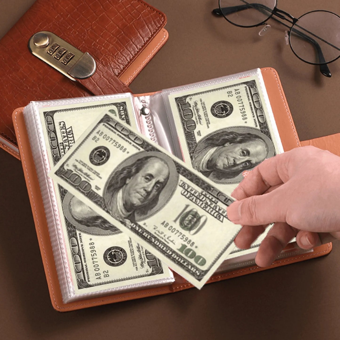 A6 Savings Notebook with Lock - Budget Planner & Organizer