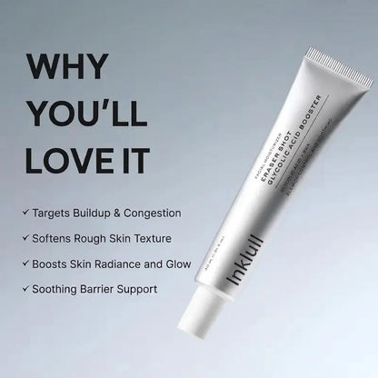 ✨Eraser Shot Glycolic Acid Booster, Daily Clarifying Multi-Acid Formula for Smoother, Clear-Looking Skin, 1.01 fl. oz.