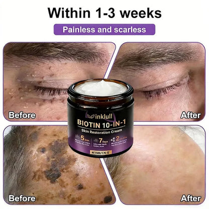 Made and Shipped from USA🍁INKLULL® Biotin 10-in-1 Skin Restoration Cream - Last Day Promotion: 75% OFF