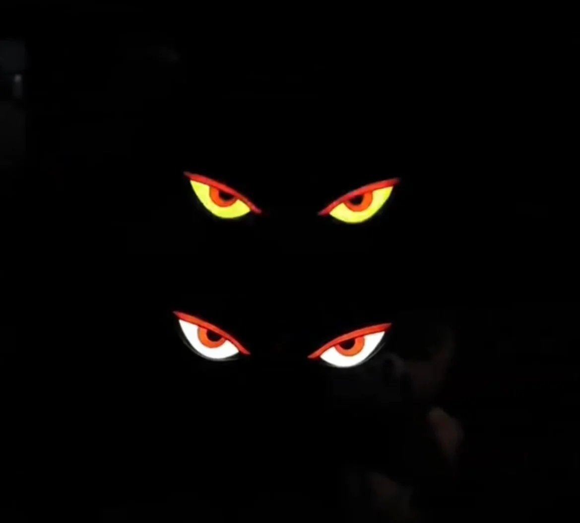 🔥Solar Demon Eye LED Car Window Light – Turn Your Ride Into a Beast