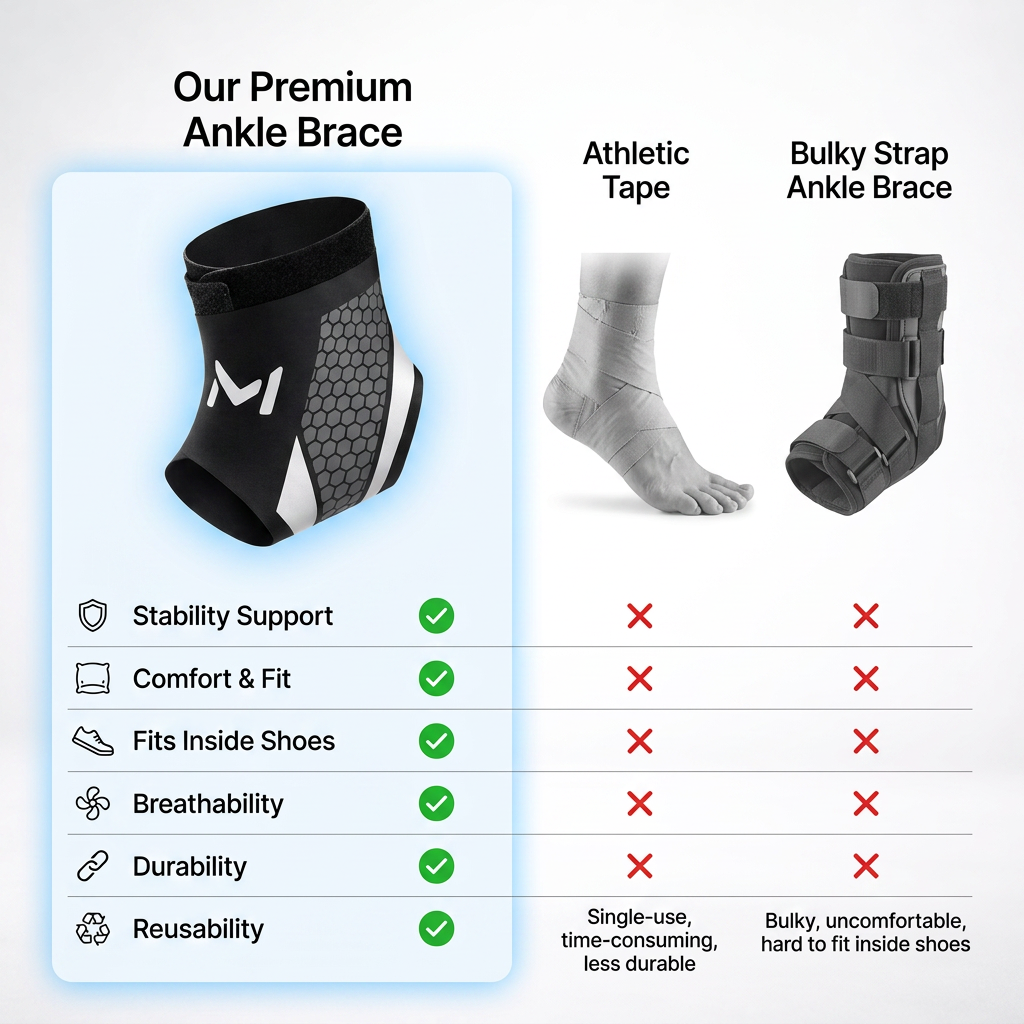 Ultra-Thin Breathable Ankle Support Brace