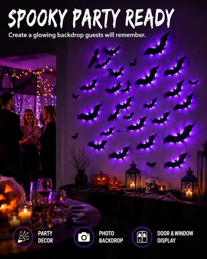 🦇3D Bat Light LED Decorations