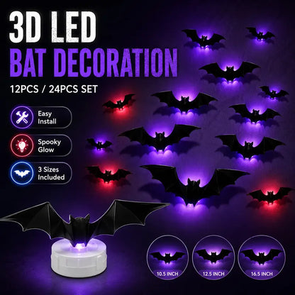 🦇3D Bat Light LED Decorations