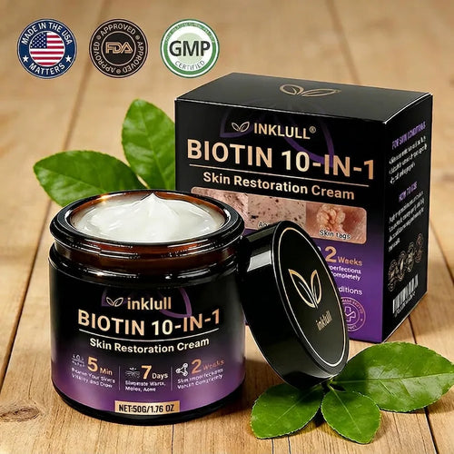 Made and Shipped from USA🍁INKLULL® Biotin 10-in-1 Skin Restoration Cream - Last Day Promotion: 75% OFF