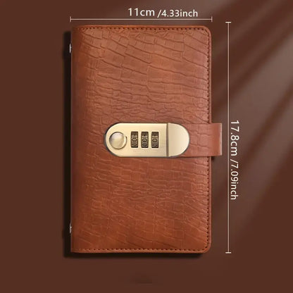 A6 Savings Notebook with Lock - Budget Planner & Organizer