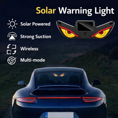 🔥Solar Demon Eye LED Car Window Light – Turn Your Ride Into a Beast