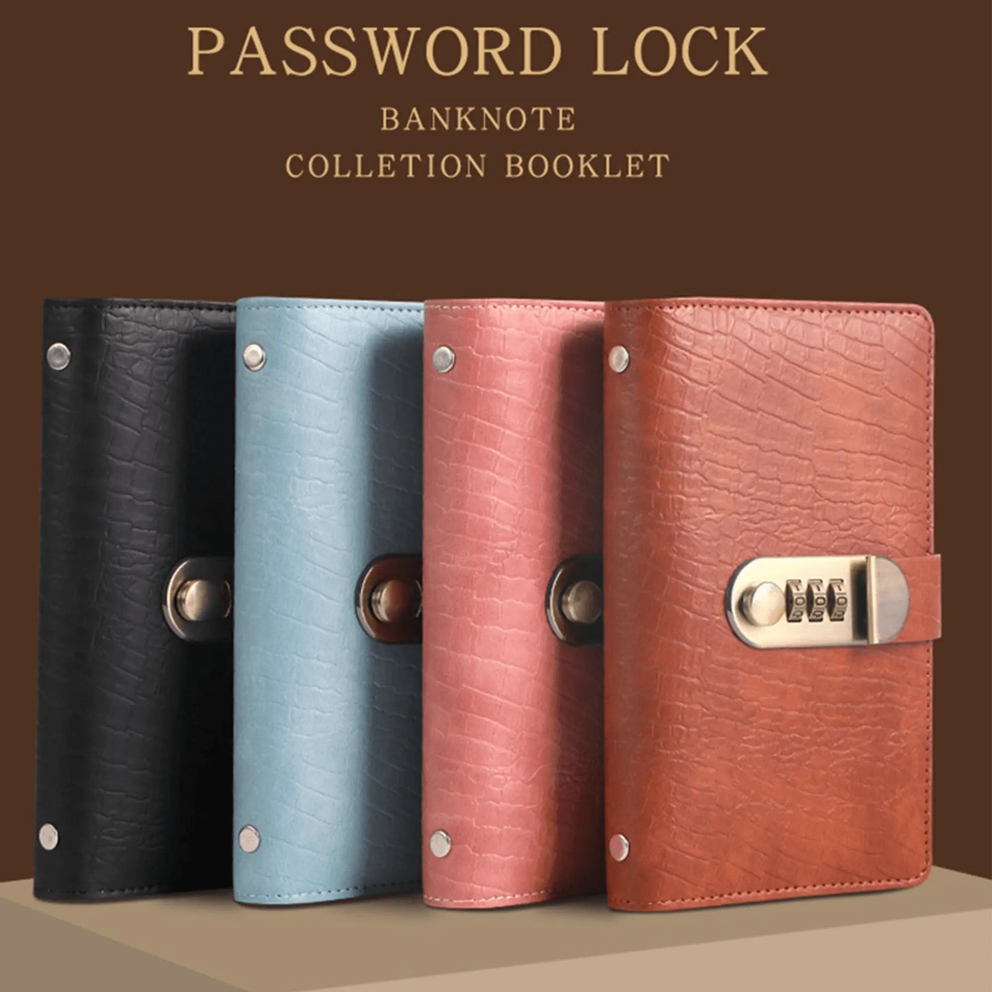 A6 Savings Notebook with Lock - Budget Planner & Organizer