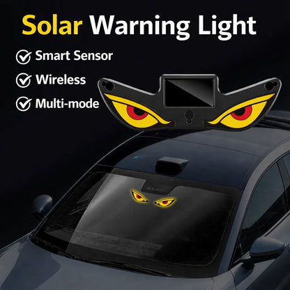 🔥Solar Demon Eye LED Car Window Light – Turn Your Ride Into a Beast