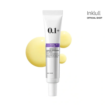 Inklull Retinol 0.1 Caffeine Revitalizing Eye Cream 30g | retinol, eyecream, korean skincare, moisturizer, anti-wrinkle, anti-aging, age-defying, rejuvenate, radiance