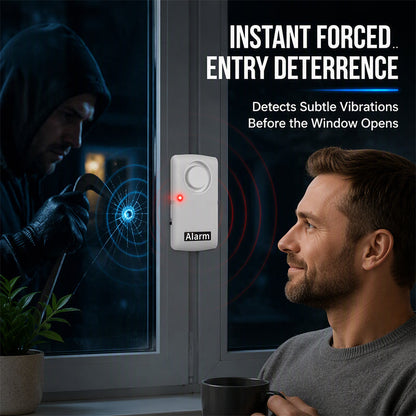 🚨 110dB Wireless Door & Window Vibration Alarm for Home Security